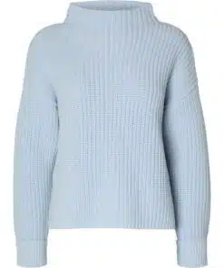 Selected Femme Selma Knit Pullover Cashmere Blue