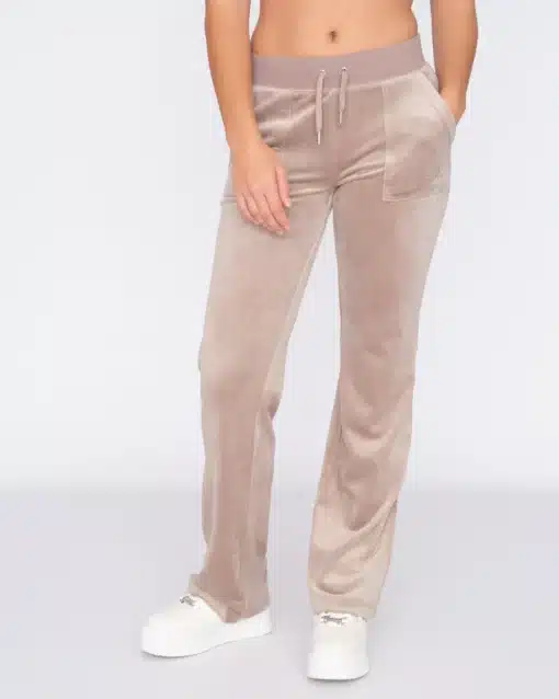 Juicy Couture Classic Velour Del Ray Pant Fungi