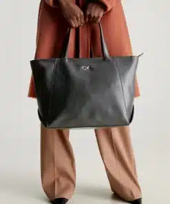 Calvin Klein Re-Lock Shopper Bag Black