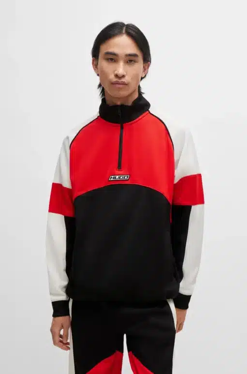 Hugo Dahito Sweatshirt Black/red