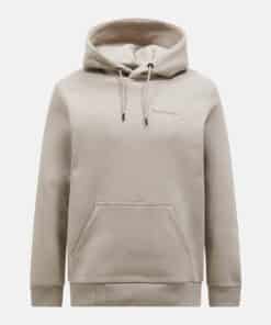 Peak Performance Original Small Logo Hood Men Avid Beige