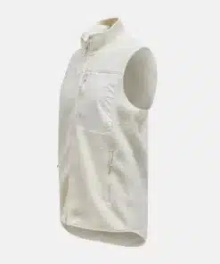 Peak Performance Pile Zip Vest Men Vintage White