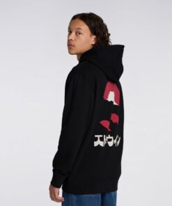 Edwin Kamifuji Hoodie Sweat Black