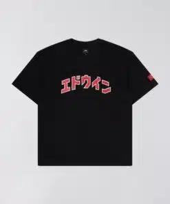 Edwin Katakana Retro T-shirt Black