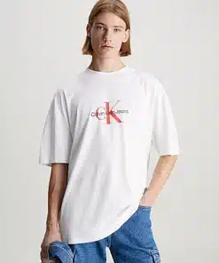 Calvin Klein Oversized Monogram T-Shirt Bright White