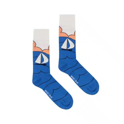 Makia Sailaway Socks Blue