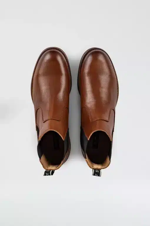 Sneaky Steve Risty Leather Shoes Cognac Texas