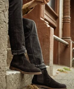 Sneaky Steve Risty Suede Shoe Black