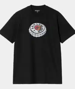 Carhartt Wip S/S Bottle Cap T-Shirt Black