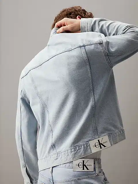 Calvin Klein Jeans Denim jacket in gray
