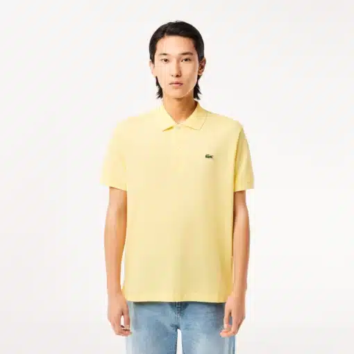 Lacoste Original L.12.12 Petit Pique Cotton Polo Shirt Pastel Yellow