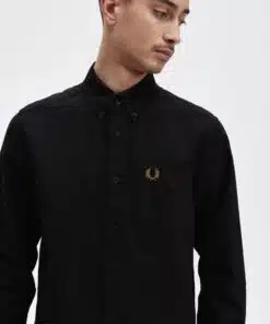 Fred Perry Oxford Shirt Black