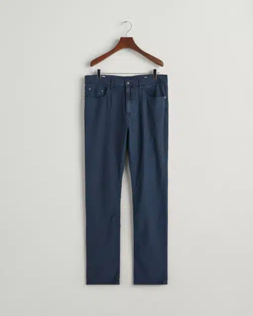 Gant Linen Cotton Slim Jeans Marine