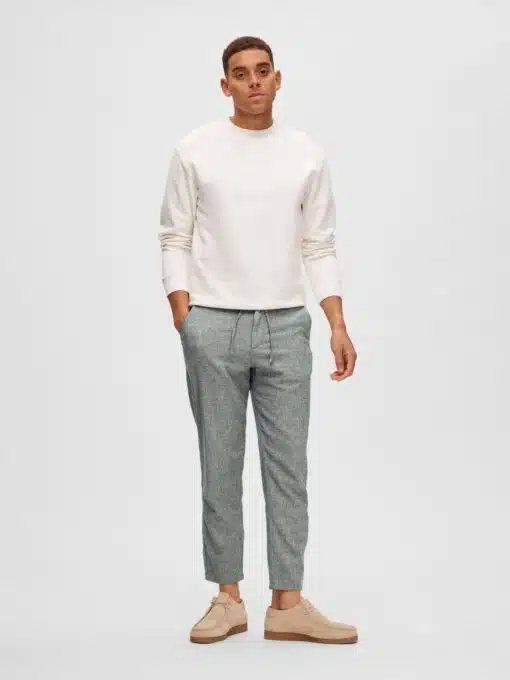 Selected Homme Brody Linen Pant Sky Captain