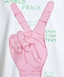 Dedicated T-shirt Stockholm World Peace White