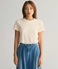 Gant Woman Tonal Shield T-shirt Linen