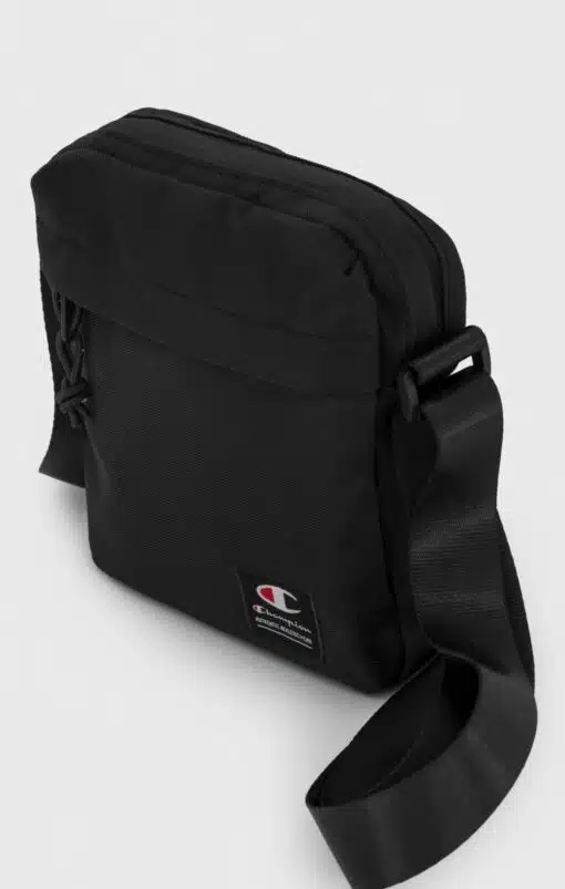 Champion Zipped Small Shoulder Bag Black