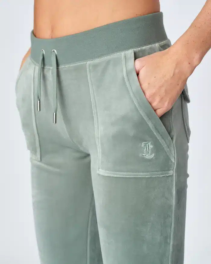 Buy Juicy Couture Classic Velour Del Ray Pant Java - Scandinavian Fashion  Store