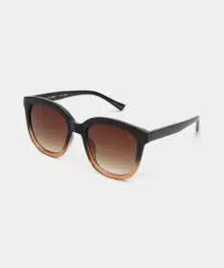 A.Kjaerbede Billy Sunglasses Black/Brown Transparent