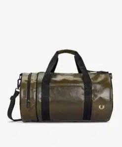 Fred Perry Tonal Barrel Bag Uniform Green/Gold