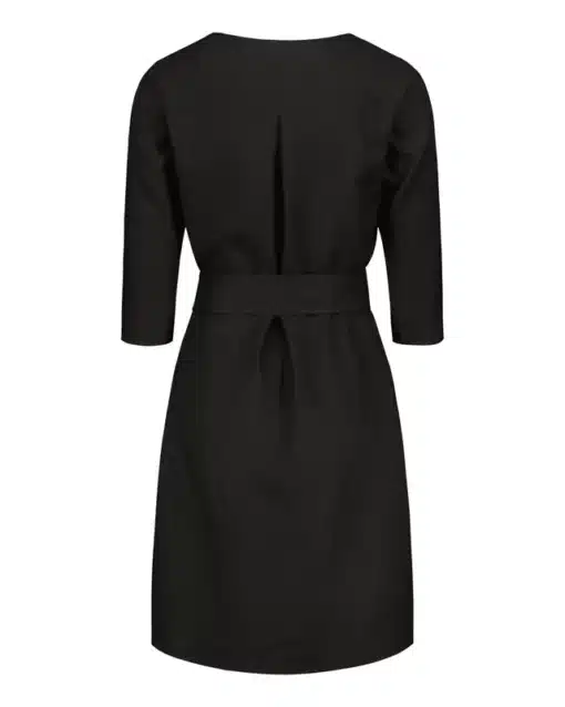 Nakoa Classic Linen Dress Black