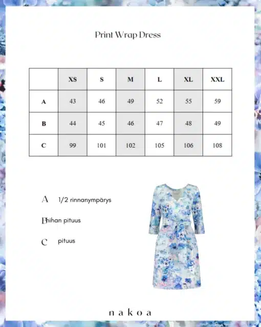 Nakoa Print Wrap Dress Lush