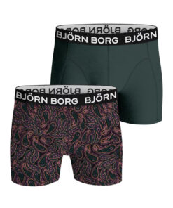 Björn Borg Bamboo Boxer 2-pack Green/Print