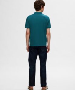 Selected Homme Fave Zip Polo Dragonfly