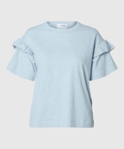 Selected Femme Rylie Florence Tee Cashmere Blue