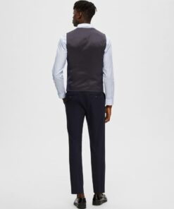 Selected Homme Slim-Liam Waistcoat Navy Blazer