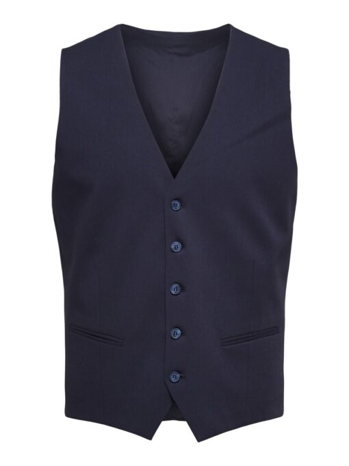 Selected Homme Slim-Liam Waistcoat Navy Blazer