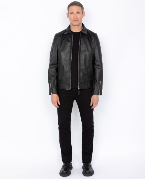 Schott Leather Jacket Black