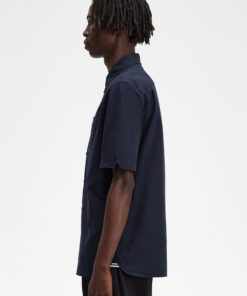 Fred Perry Oxdort SS Shirt Navy