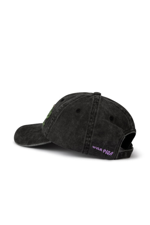 PICA PICA Floweboys Cap Washed Black