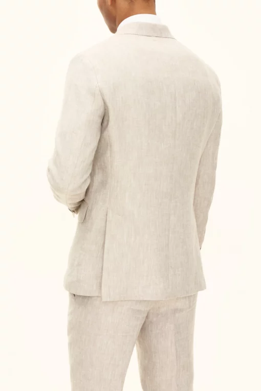 Oscar Jacobson Ferry Linen Blazer Beige