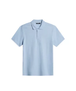 J.Lindeberg Troy Polo Shirt Chambray Blue Melange