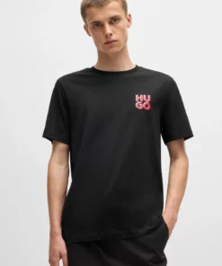 Hugo Dimoniti T-shirt Black