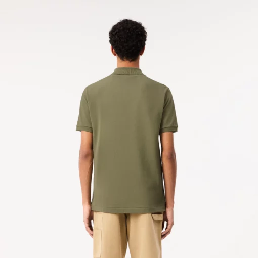 Buy Lacoste Original L.12.12 Petit Pique Cotton Polo Shirt Khaki Green ...