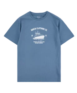 Makia Urho T-shirt Ocean Blue
