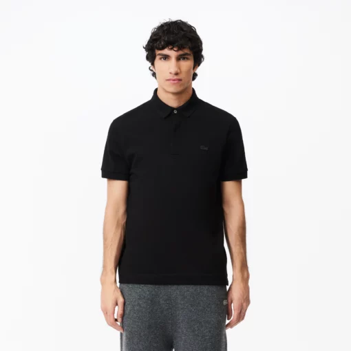 Buy Lacoste Smart Paris Polo Shirt Stretch Cotton Black - Scandinavian ...