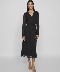 Vila Falia Midi Dress black