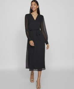 Vila Falia Midi Dress black