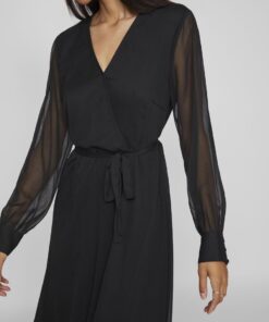 Vila Falia Midi Dress black