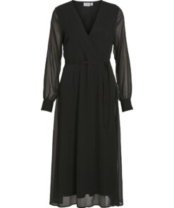 Vila Falia Midi Dress black