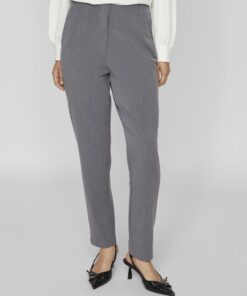 Vila Varone Pants Medium Grey Melange