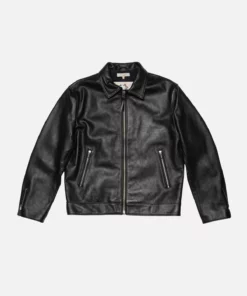 Nudie Jeans Eddy Rider Leather Jacket Black