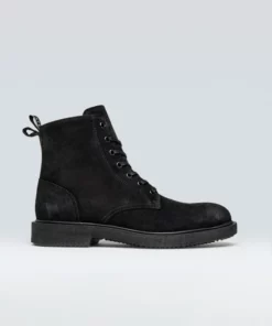 Sneaky Steve Ben Suede Shoe Black