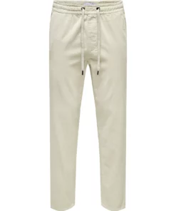 Only & Sons Linus Corduroy Pants Silver Lining