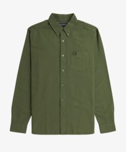 Fred Perry Oxford Shirt Laurel Wreath Green