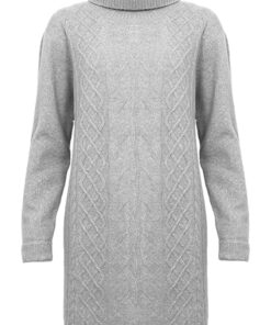 STI Perly Knit Tunic Light Grey Melange